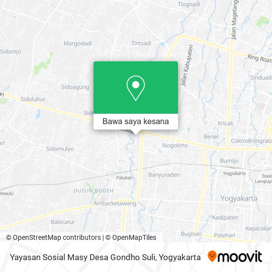 Peta Yayasan Sosial Masy Desa Gondho Suli