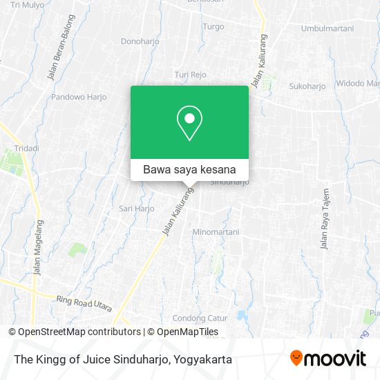 Peta The Kingg of Juice Sinduharjo