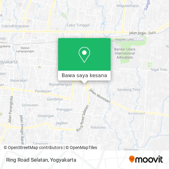 Peta Ring Road Selatan