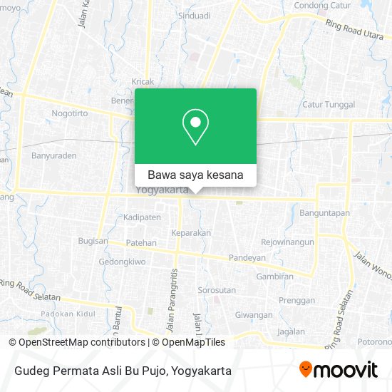 Peta Gudeg Permata Asli Bu Pujo