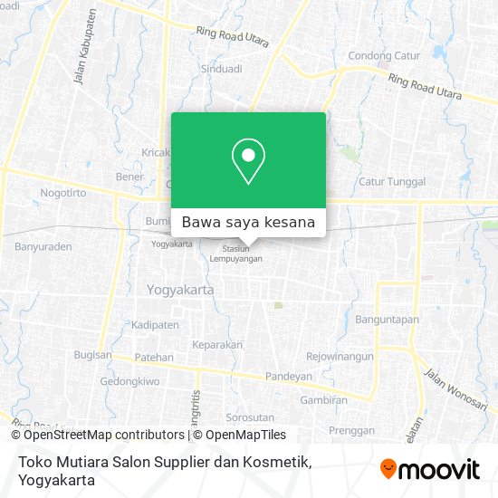 Peta Toko Mutiara Salon Supplier dan Kosmetik