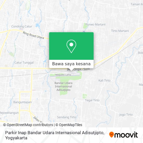 Peta Parkir Inap Bandar Udara Internasional Adisutjipto