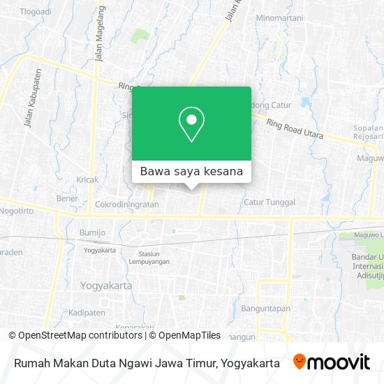 Peta Rumah Makan Duta Ngawi Jawa Timur