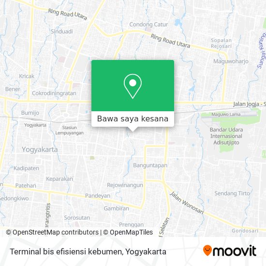 Peta Terminal bis efisiensi kebumen