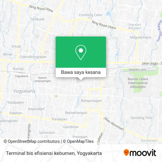 Peta Terminal bis efisiensi kebumen