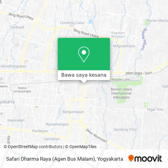 Peta Safari Dharma Raya (Agen Bus Malam)
