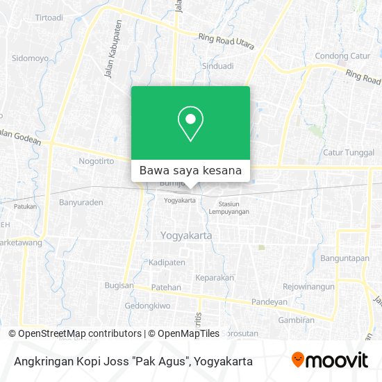 Peta Angkringan Kopi Joss "Pak Agus"