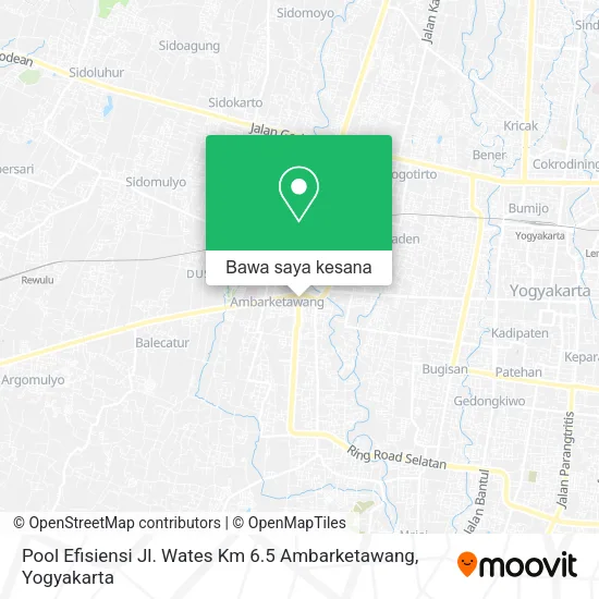 Peta Pool Efisiensi Jl. Wates Km 6.5 Ambarketawang