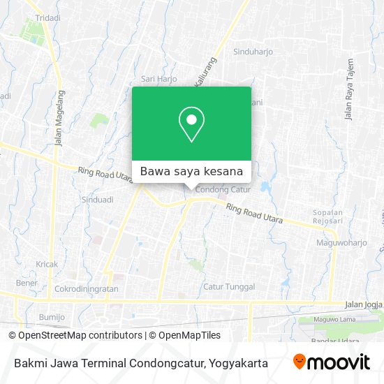 Peta Bakmi Jawa Terminal Condongcatur