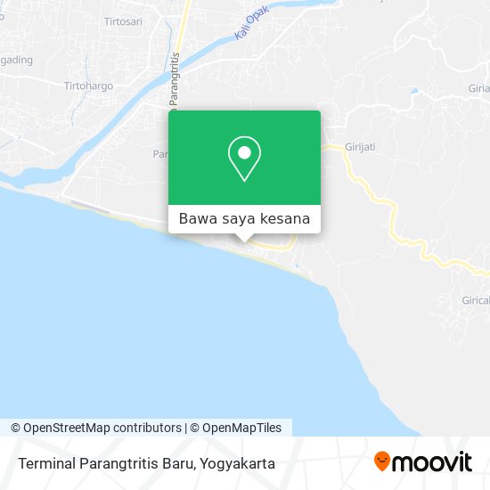 Peta Terminal Parangtritis Baru