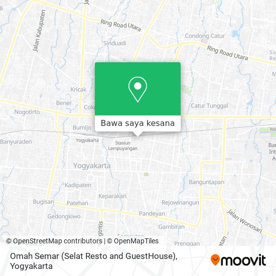 Peta Omah Semar (Selat Resto and GuestHouse)