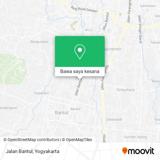 Peta Jalan Bantul