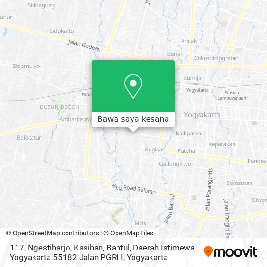 Peta 117, Ngestiharjo, Kasihan, Bantul, Daerah Istimewa Yogyakarta 55182 Jalan PGRI I