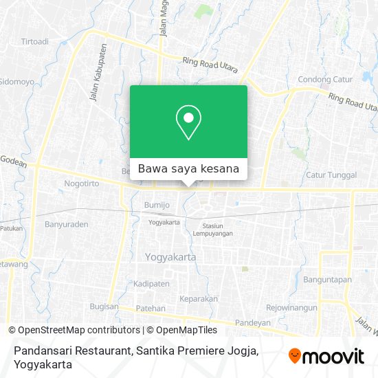 Peta Pandansari Restaurant, Santika Premiere Jogja