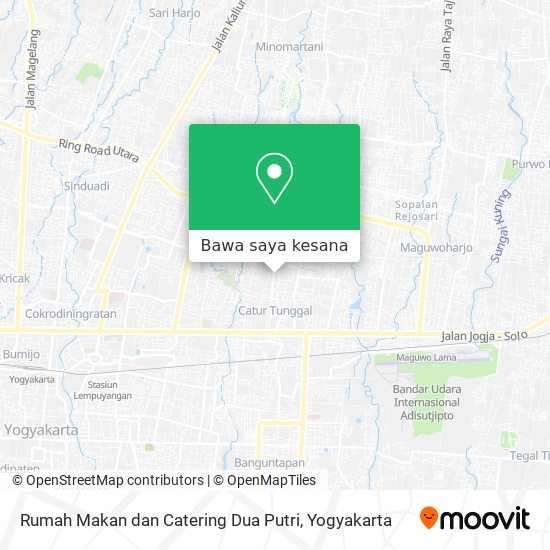 Peta Rumah Makan dan Catering Dua Putri