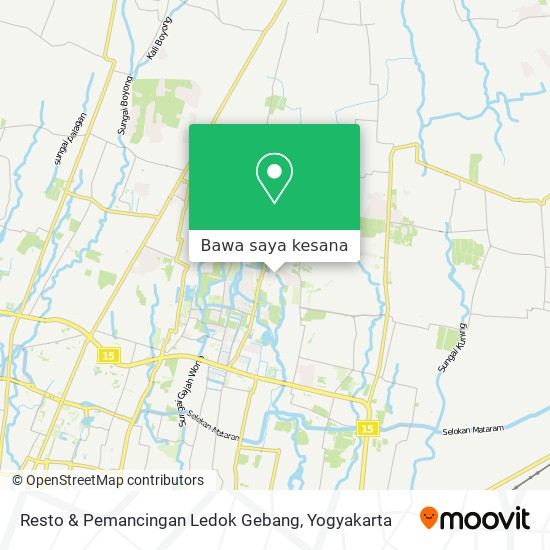Peta Resto & Pemancingan Ledok Gebang