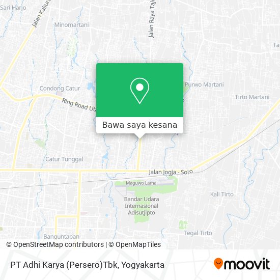 Peta PT Adhi Karya (Persero)Tbk