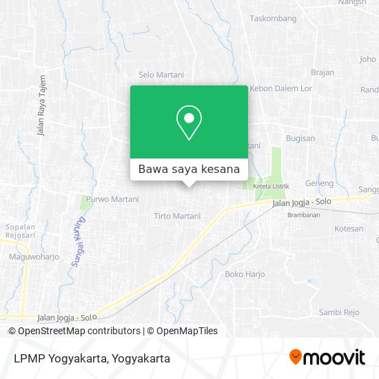 Peta LPMP Yogyakarta