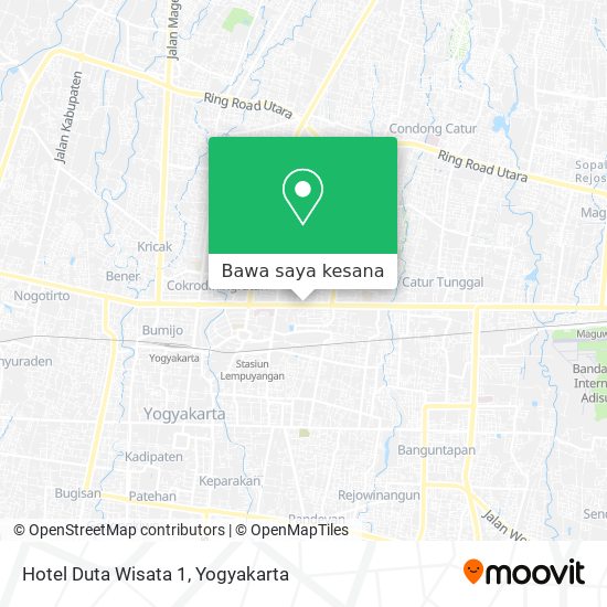 Peta Hotel Duta Wisata 1