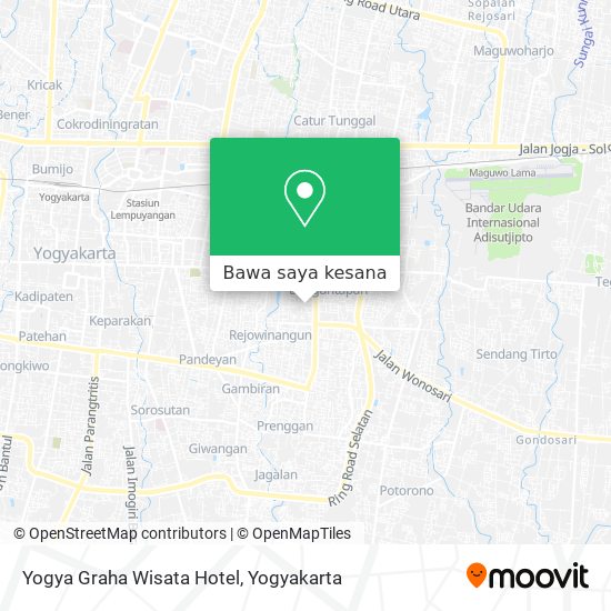 Peta Yogya Graha Wisata Hotel