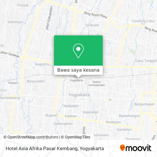 Peta Hotel Asia Afrika Pasar Kembang