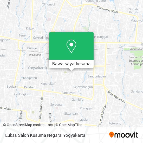 Peta Lukas Salon Kusuma Negara