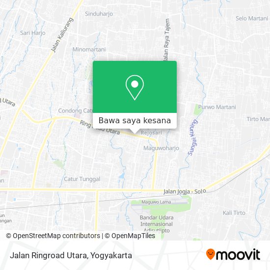 Peta Jalan Ringroad Utara