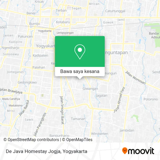 Peta De Java Homestay Jogja