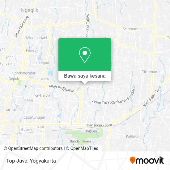 Peta Top Java