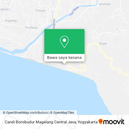 Peta Candi Borobudur Magelang Central Java