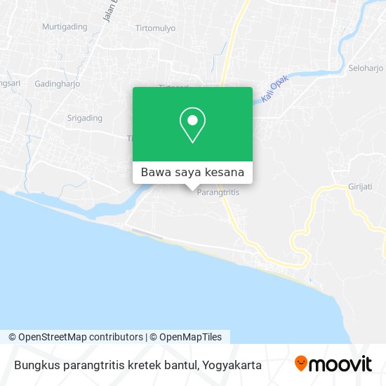 Peta Bungkus parangtritis kretek bantul