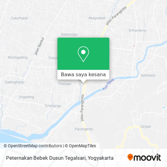 Peta Peternakan Bebek Dusun Tegalsari