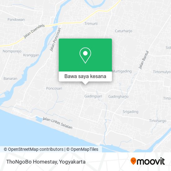 Peta ThoNgoBo Homestay