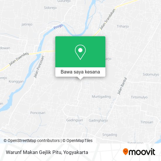 Peta Warunf Makan Gejlik Pitu