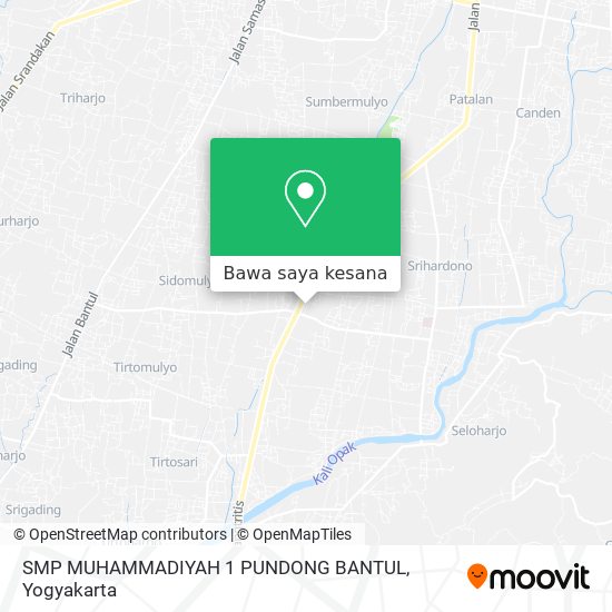 Peta SMP MUHAMMADIYAH 1 PUNDONG BANTUL