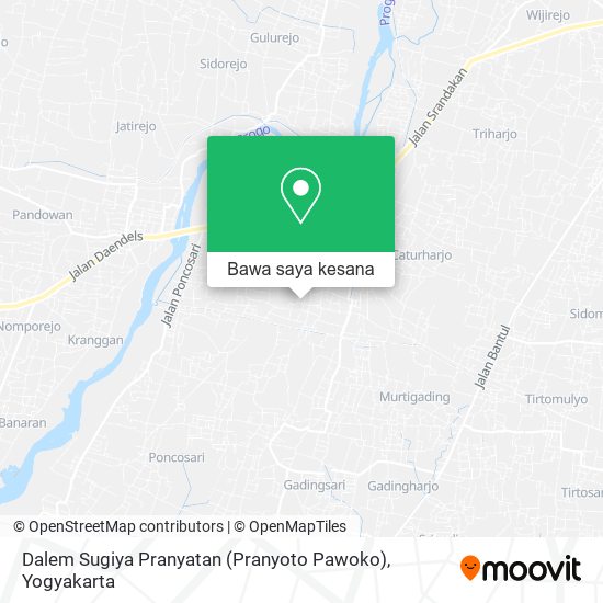 Peta Dalem Sugiya Pranyatan (Pranyoto Pawoko)