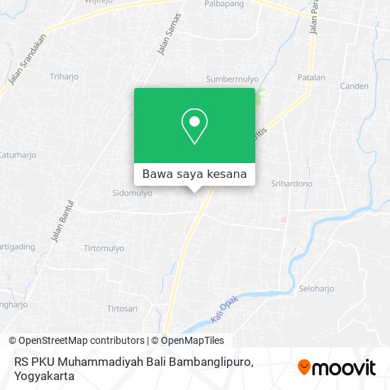 Peta RS PKU Muhammadiyah Bali Bambanglipuro