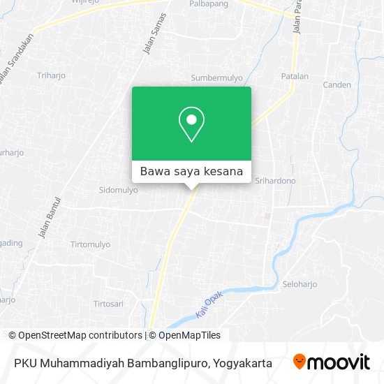 Peta PKU Muhammadiyah Bambanglipuro