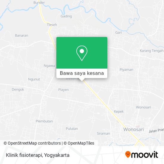 Peta Klinik fisioterapi