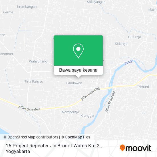 Peta 16 Project Repeater Jln Brosot Wates Km 2.