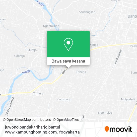 Peta juwono,pandak,triharjo,bantul www.kampunghosting.com
