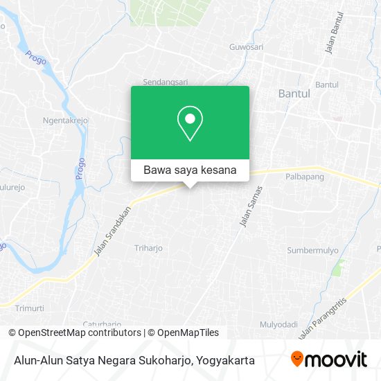 Peta Alun-Alun Satya Negara Sukoharjo