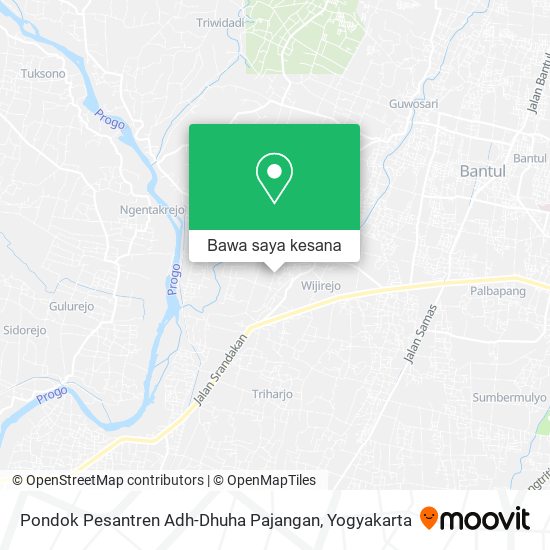 Peta Pondok Pesantren Adh-Dhuha Pajangan