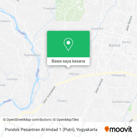 Peta Pondok Pesantren Al-Imdad 1 (Putri)