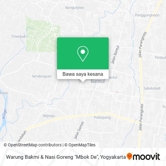 Peta Warung Bakmi & Nasi Goreng "Mbok De"