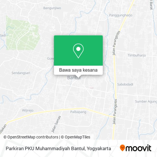 Peta Parkiran PKU Muhammadiyah Bantul