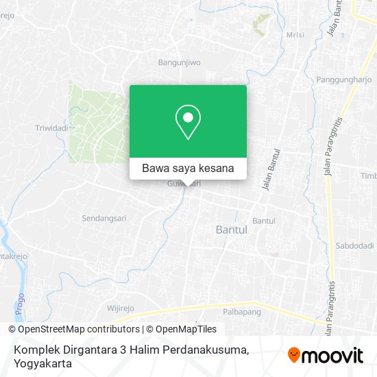 Peta Komplek Dirgantara 3 Halim Perdanakusuma