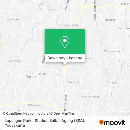 Peta Lapangan Parkir Stadion Sultan Agung (SSA)