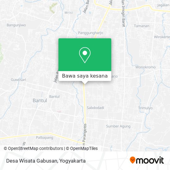 Peta Desa Wisata Gabusan