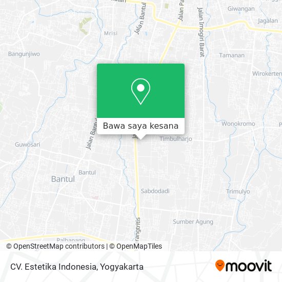 Peta CV. Estetika Indonesia